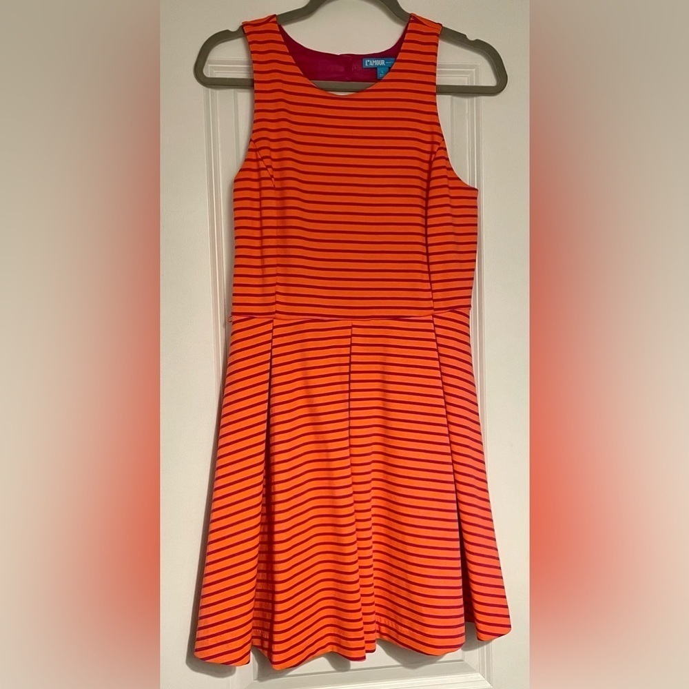 L’Amour large sleeveless dress